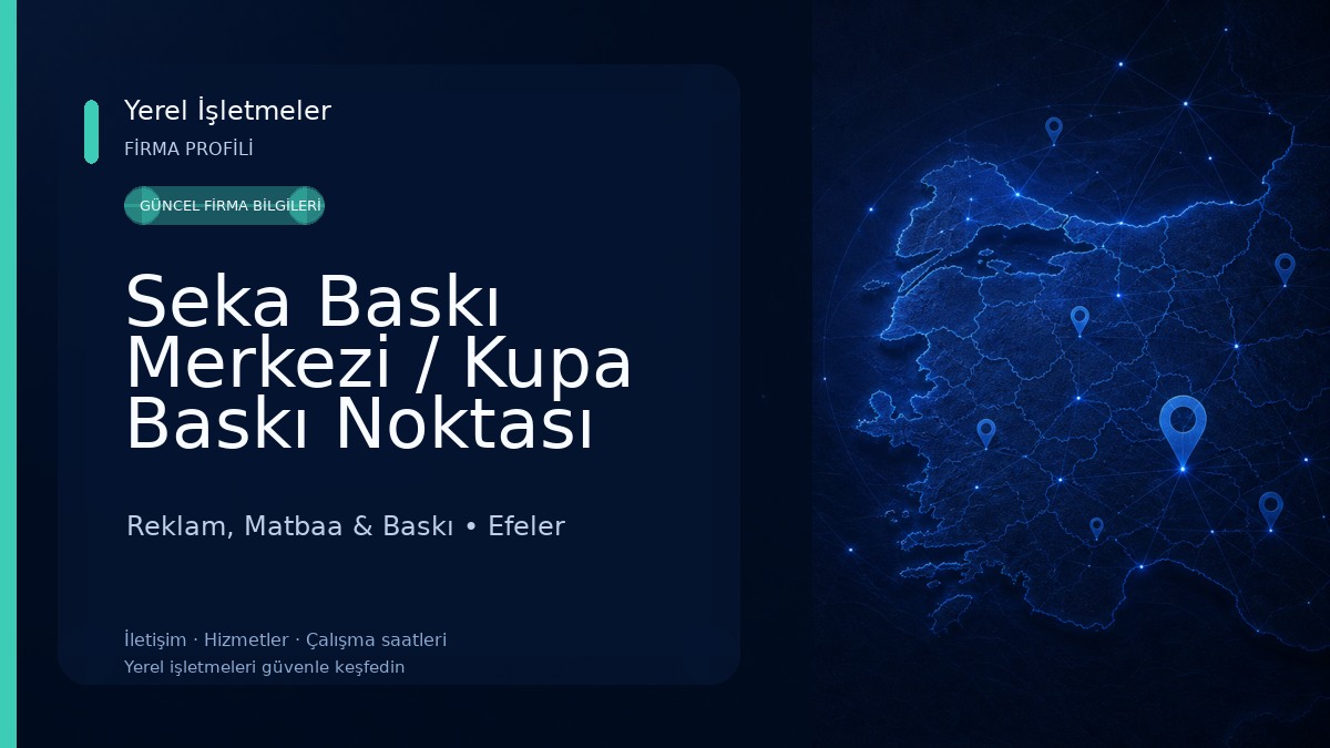 Seka Baskı Merkezi / Kupa Baskı Noktası 