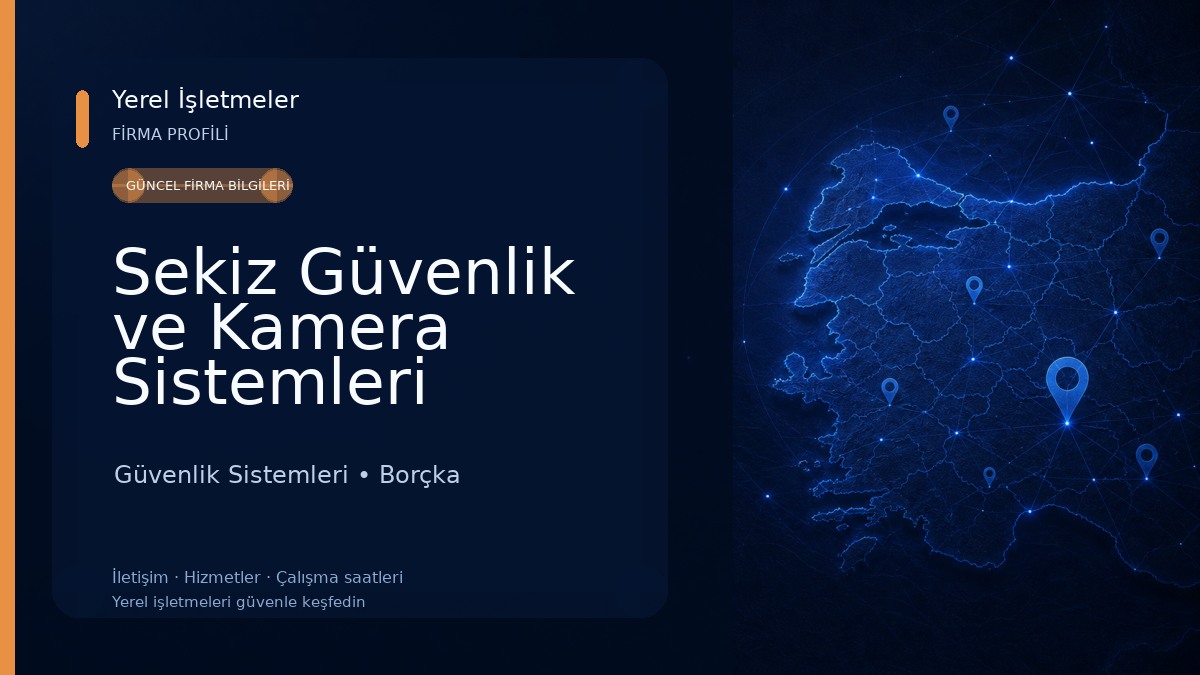 Sekiz Güvenlik ve Kamera Sistemleri Güvenlik Sistemleri