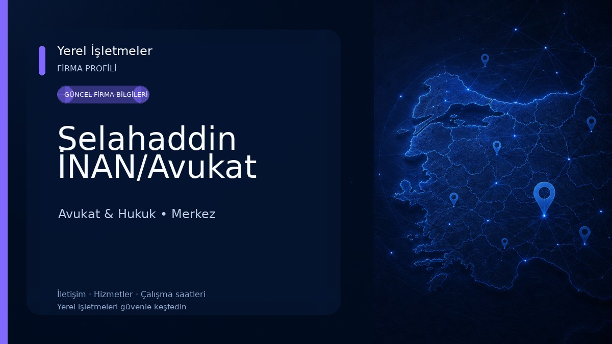 Selahaddin İNAN/Avukat Avukat & Hukuk