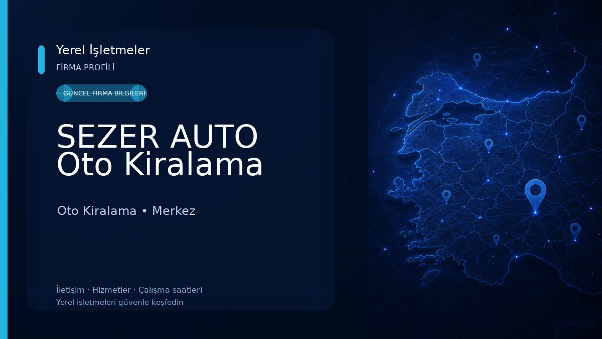 SEZER AUTO Oto Kiralama Oto Kiralama