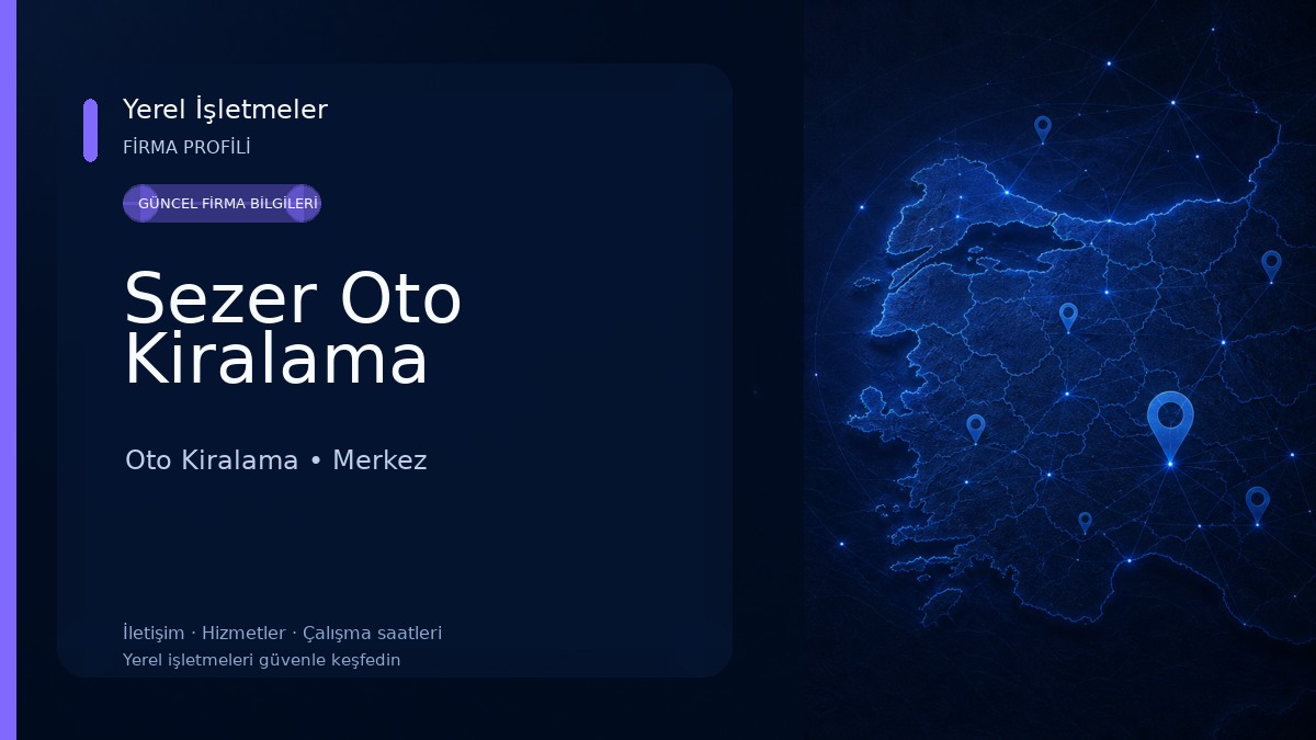 Sezer Oto Kiralama