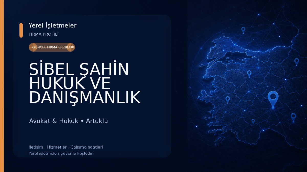 SİBEL ŞAHİN HUKUK VE DANIŞMANLIK Avukat & Hukuk