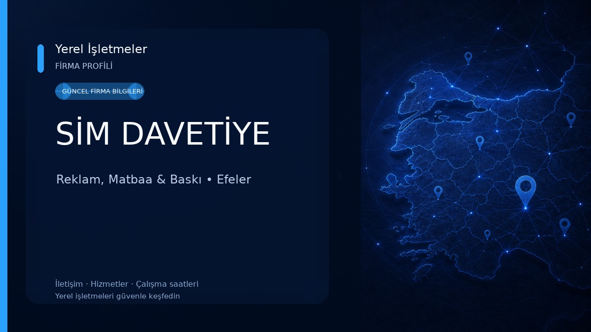 SİM DAVETİYE Reklam, Matbaa & Baskı