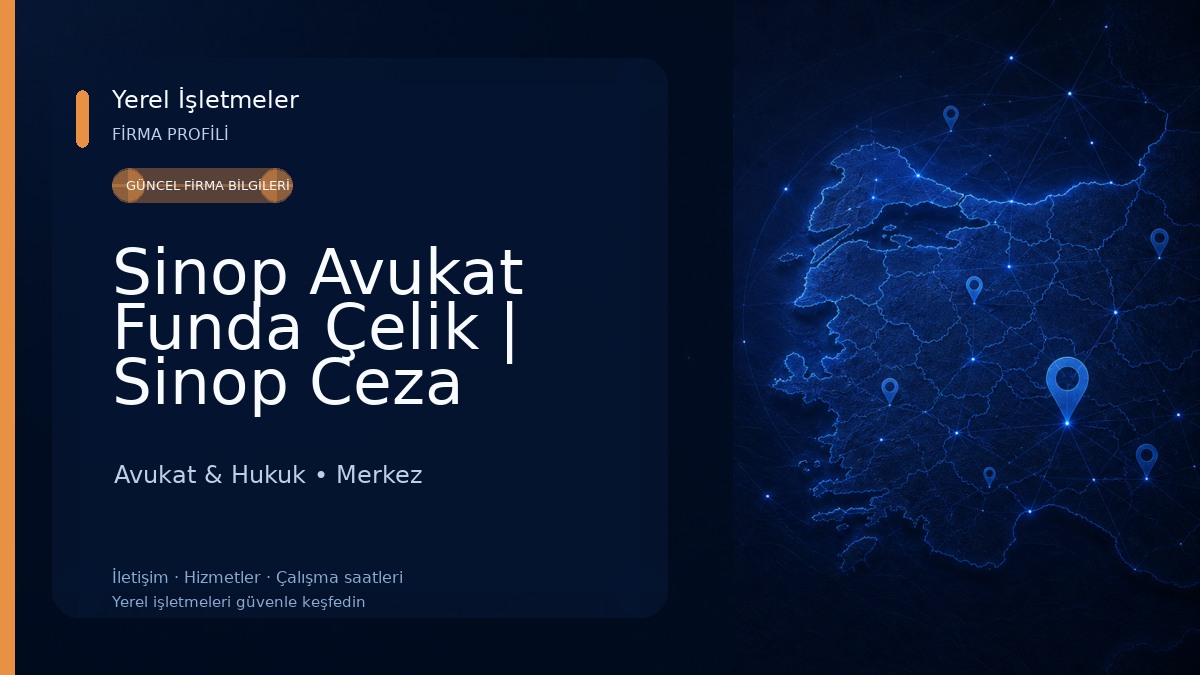 Sinop Avukat Funda Çelik | Sinop Ceza Avukatı | Sinop Trafik Kazası Avukatı | Sinop Boşanma Avukatı | Gayrimenkul Avukatı Avukat & Hukuk