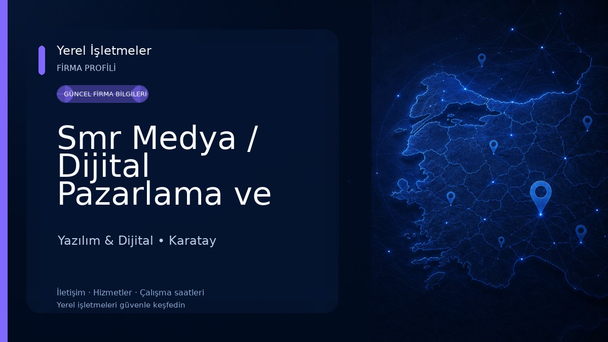 Smr Medya / Dijital Pazarlama ve Reklam Ajansı