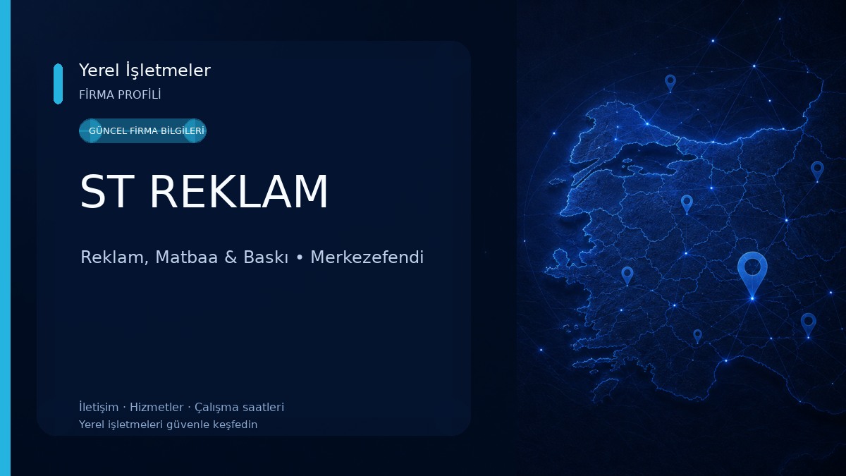 ST REKLAM Reklam, Matbaa & Baskı