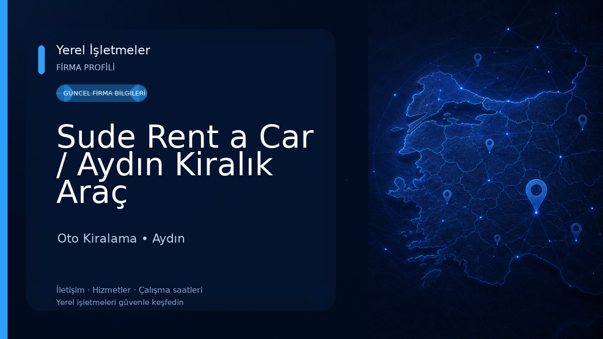 Sude Rent a Car / Aydın Kiralık Araç 
