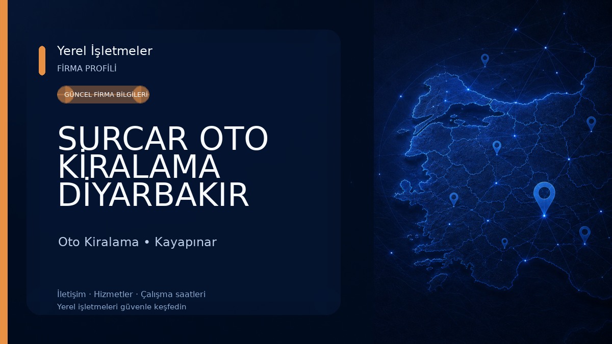 SURCAR OTO KİRALAMA DİYARBAKIR OTO KİRALAMA ARAÇ KİRALAMA