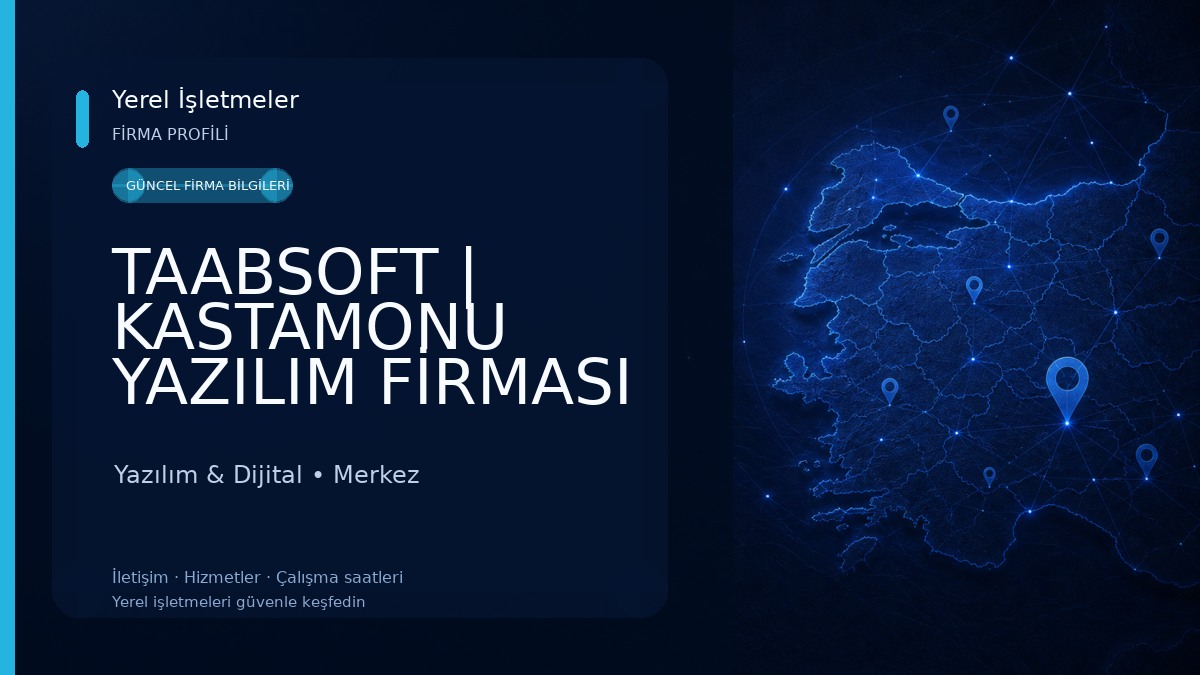 TAABSOFT | KASTAMONU YAZILIM FİRMASI 