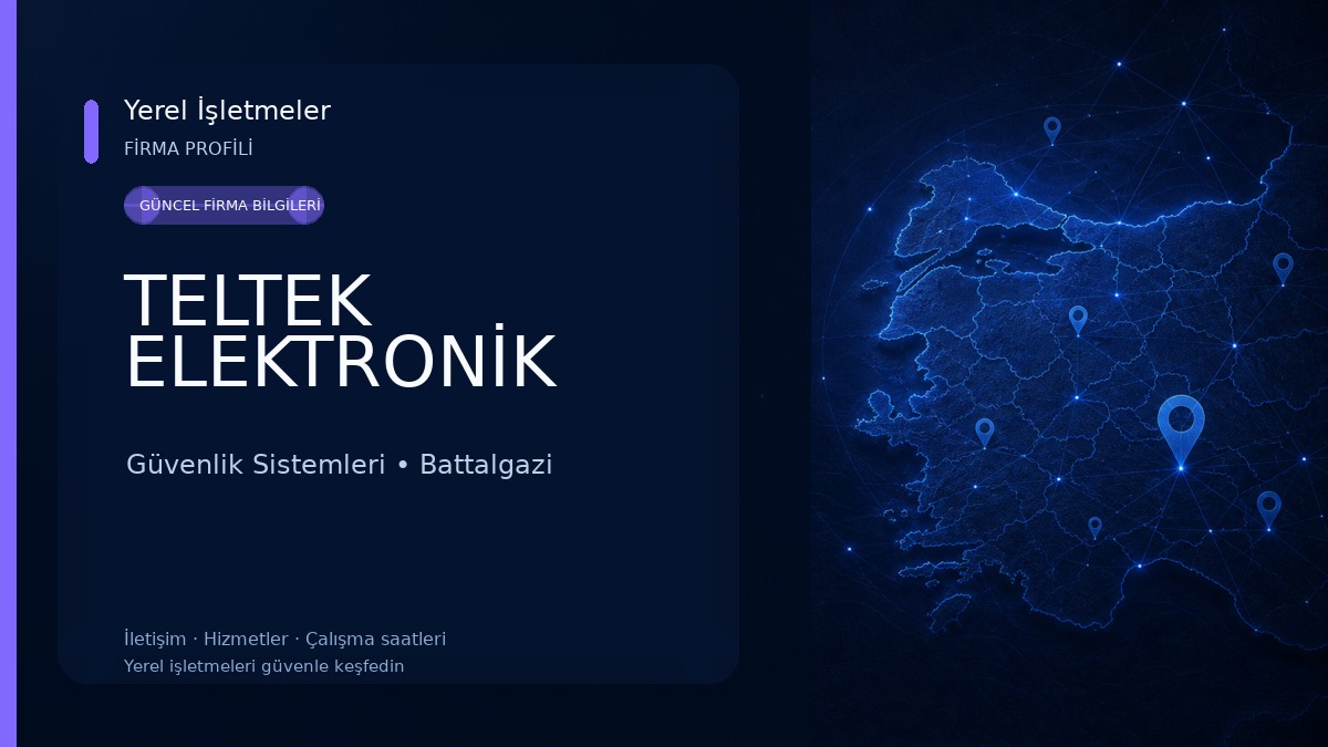 TELTEK ELEKTRONİK Güvenlik Sistemleri