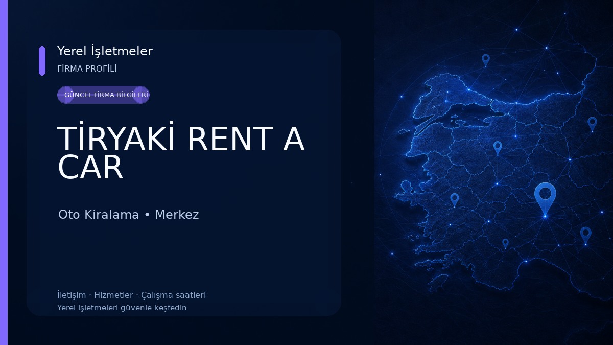 TİRYAKİ RENT A CAR 