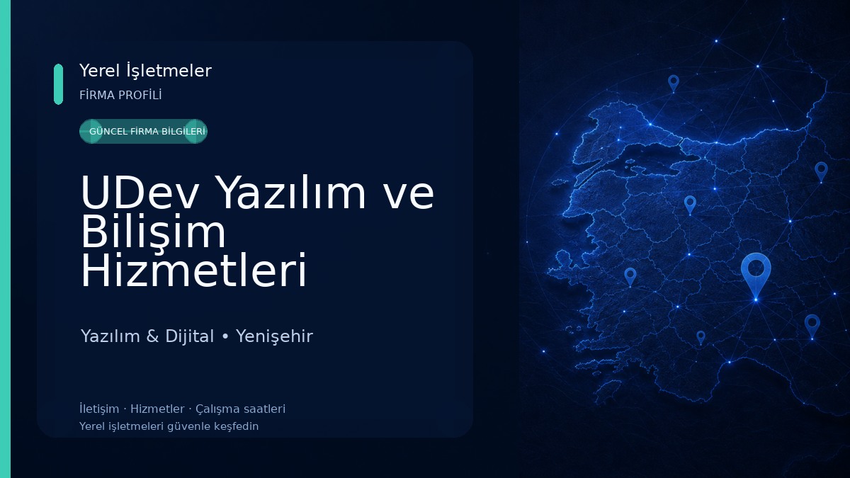 UDev Yazılım ve Bilişim Hizmetleri