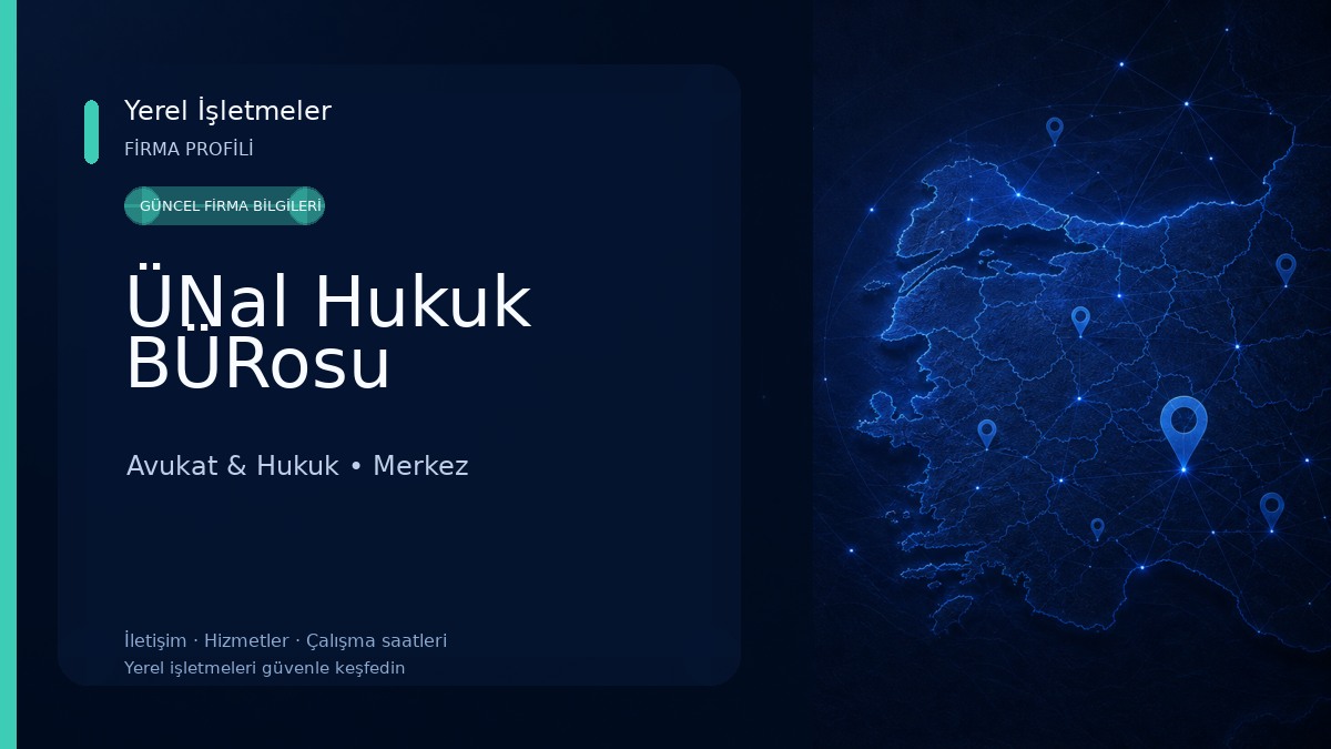 ÜNal Hukuk BÜRosu Avukat & Hukuk