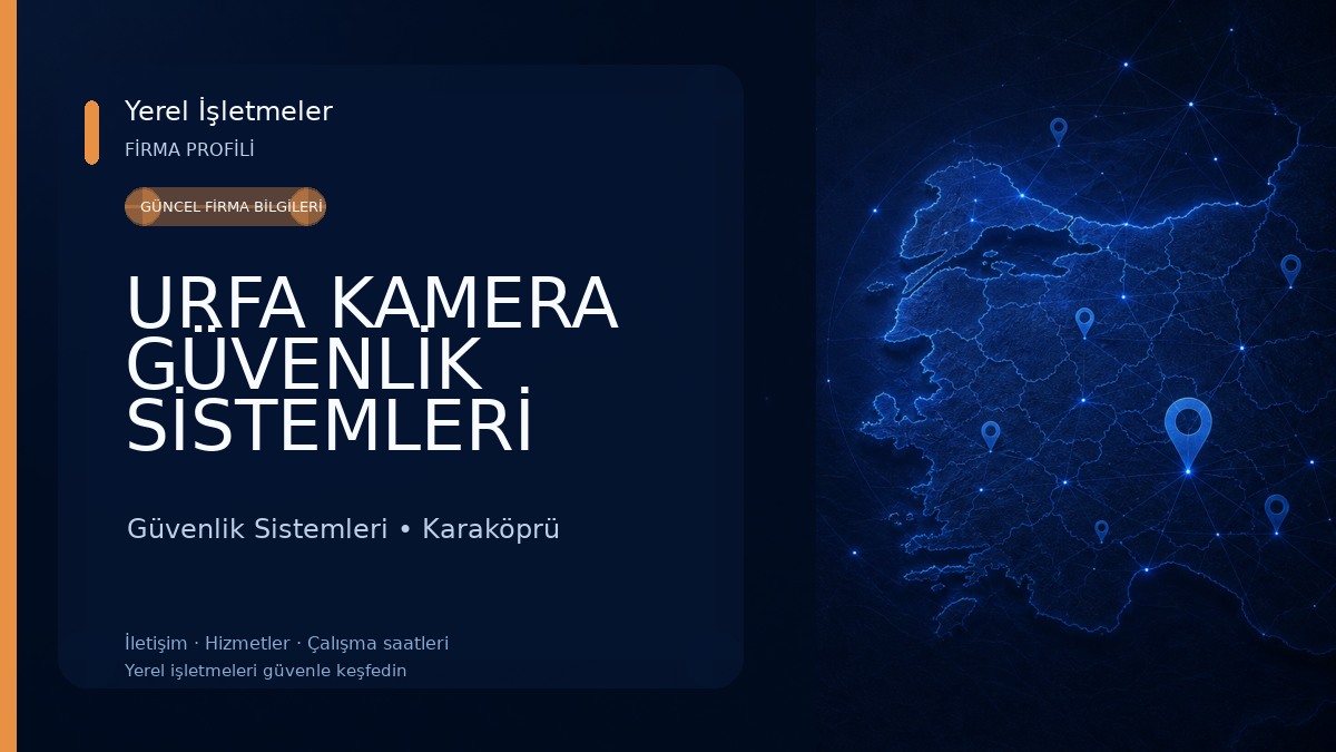URFA KAMERA GÜVENLİK SİSTEMLERİ Güvenlik Sistemleri