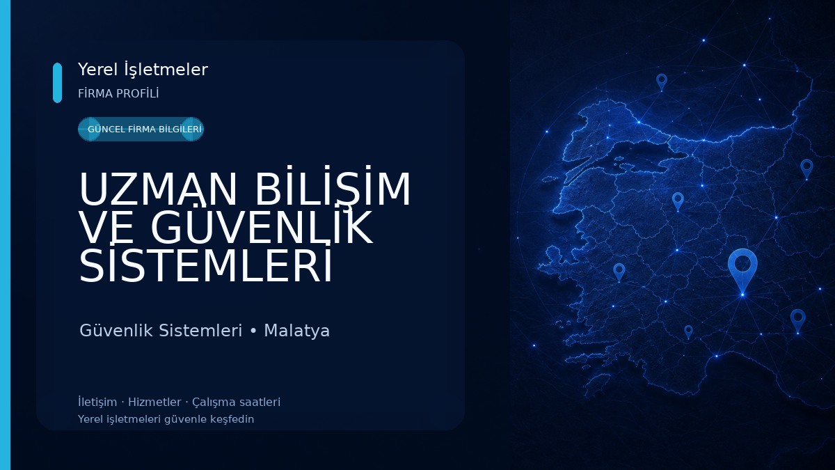 UZMAN BİLİŞİM VE GÜVENLİK SİSTEMLERİ Güvenlik Sistemleri