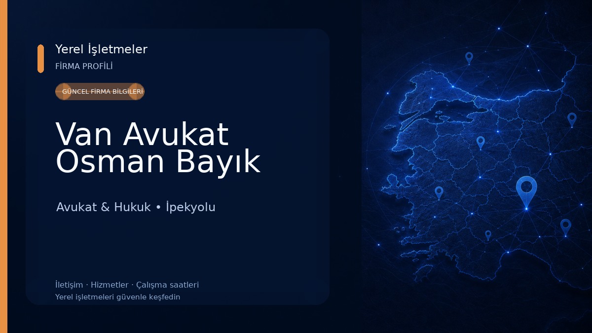 Van Avukat Osman Bayık Avukat & Hukuk