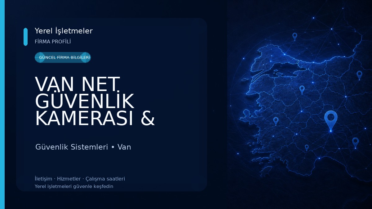 VAN NET GÜVENLİK KAMERASI & BİLGİSAYAR