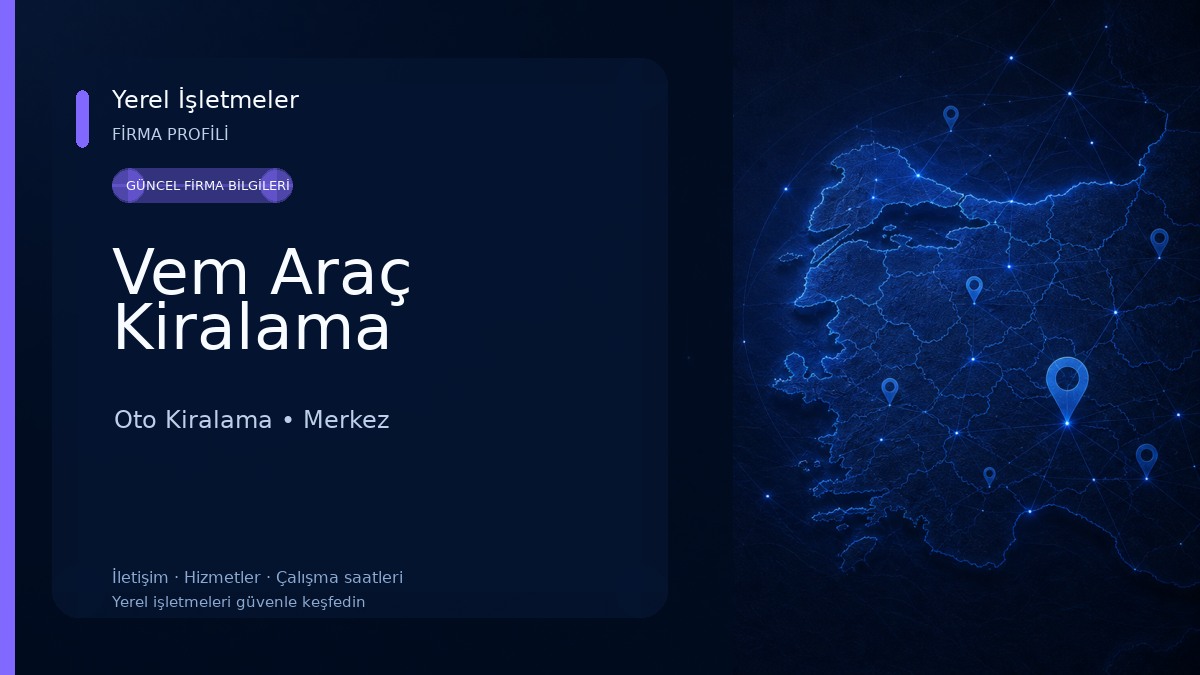 Vem Araç Kiralama Oto Kiralama