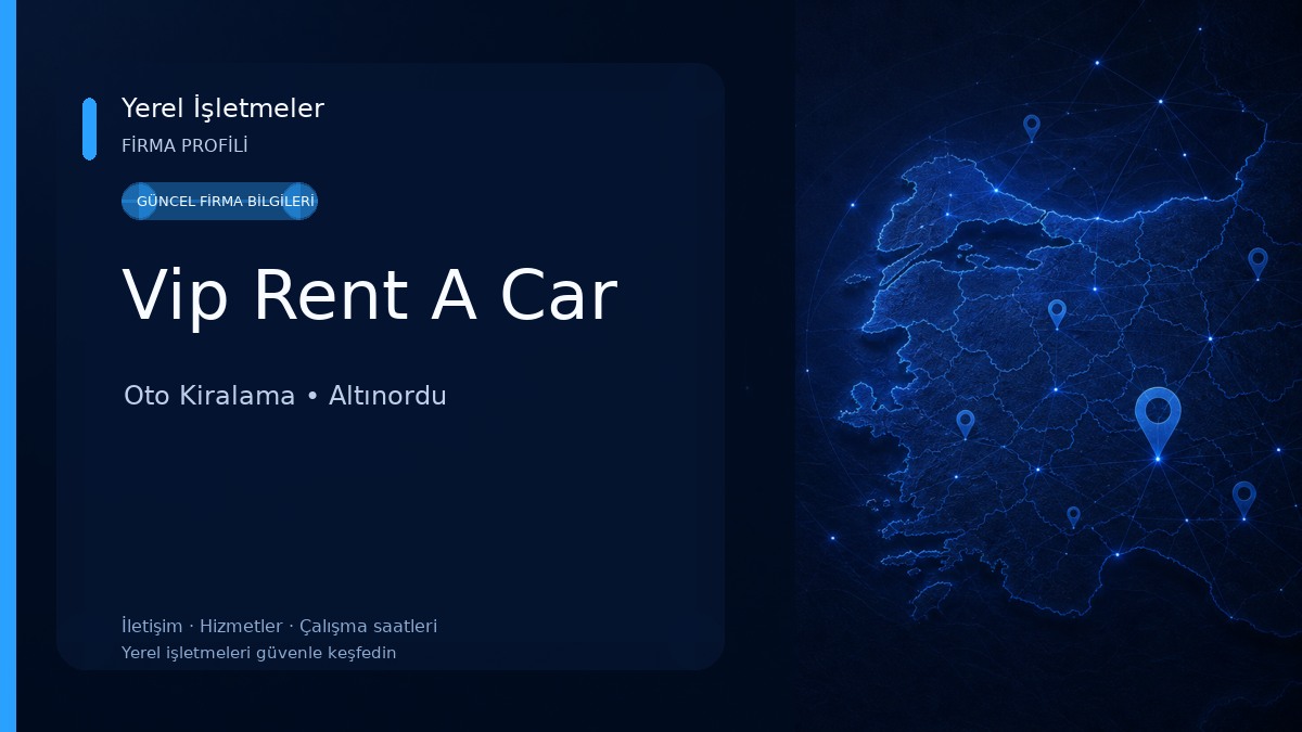 Vip Rent A Car Oto Kiralama