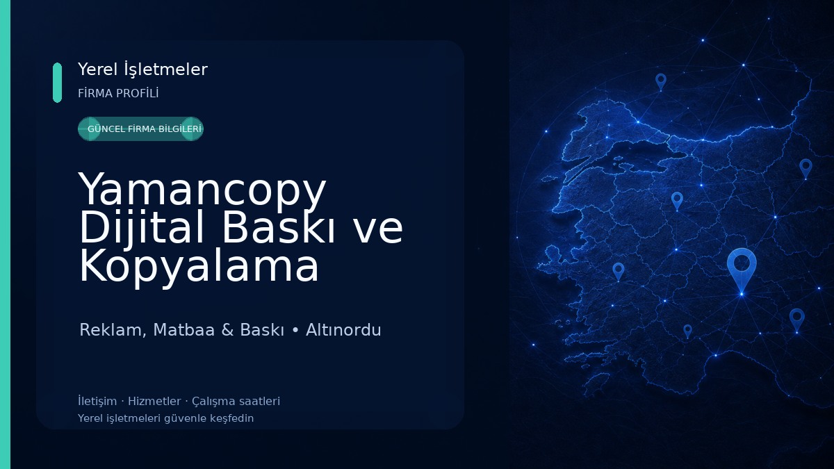 Yamancopy Dijital Baskı ve Kopyalama 