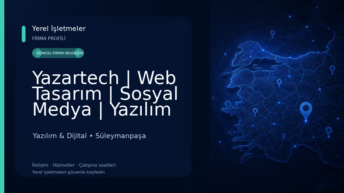 Yazartech | Web Tasarım | Sosyal Medya | Yazılım Geliştirme