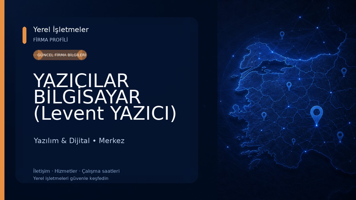 YAZICILAR BİLGİSAYAR (Levent YAZICI) 