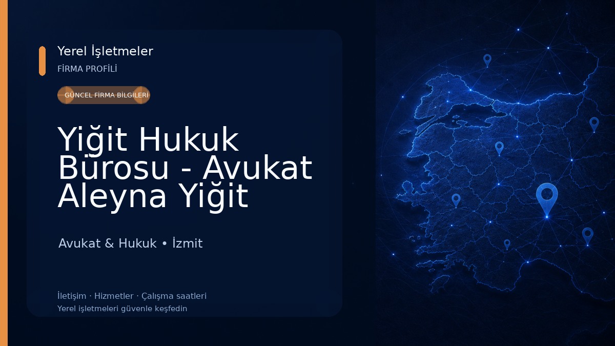 Yiğit Hukuk Bürosu - Avukat Aleyna Yiğit