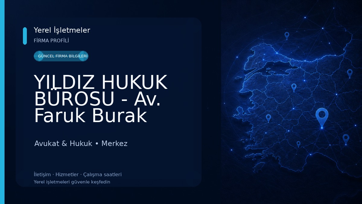 YILDIZ HUKUK BÜROSU - Av. Faruk Burak Yıldız - Av. Beyza Nur Gülmez