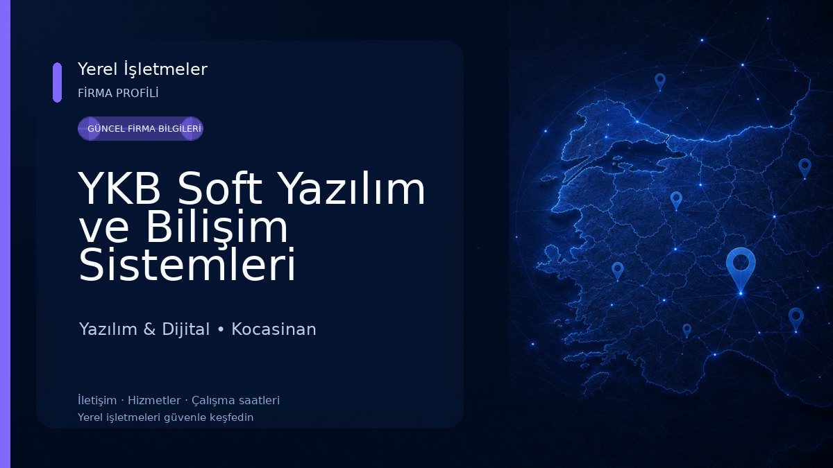 YKB Soft Yazılım ve Bilişim Sistemleri Yazılım & Dijital