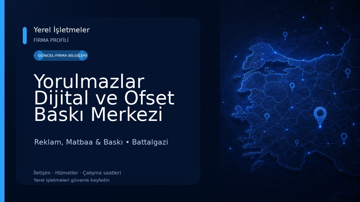 Yorulmazlar Dijital ve Ofset Baskı Merkezi