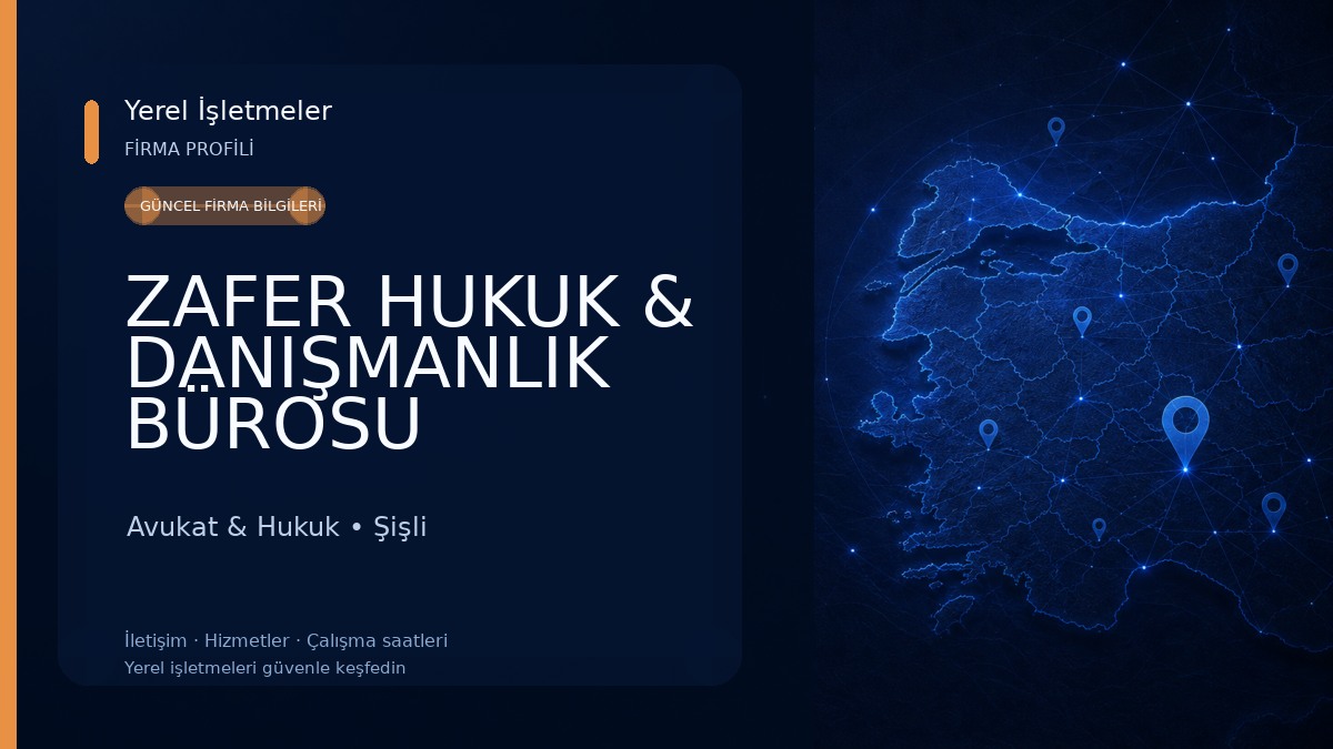 ZAFER HUKUK & DANIŞMANLIK BÜROSU Mecidiyeköy-Şişli Avukat Zafer Kaçar Avukat & Hukuk