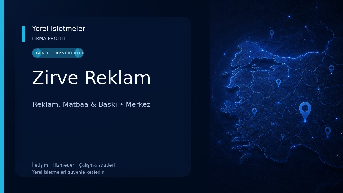Zirve Reklam Reklam, Matbaa & Baskı